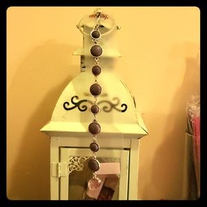 Grey Howlite and vintage Silverstone bracelet